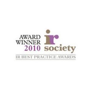 Investor Relations Society Best Practice Awards 2010