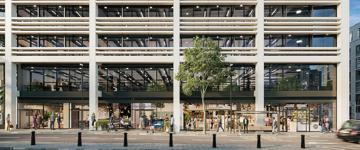 50 Finsbury Square Retail Exterior